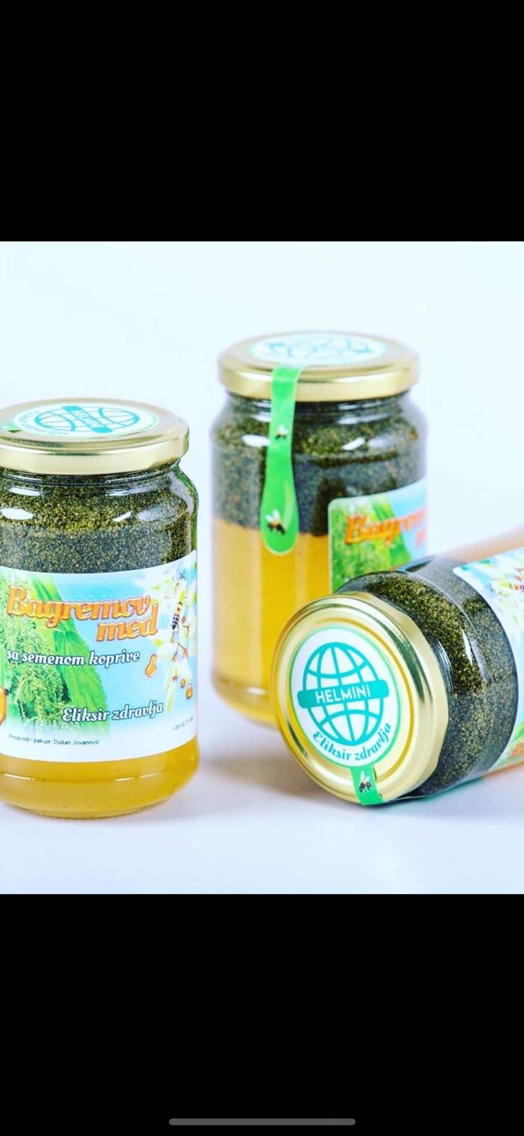 Nettle honey jar (SR)